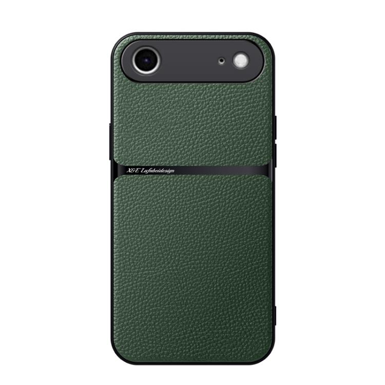 Litchi Leather Magnetic Full Coverage Shockproof Phone Case, For iPhone 17e / 16e, For iPhone 17 Pro Max, For iPhone 17 Pro, For iPhone 17, For iPhone Air, For iPhone 16 Pro Max, For iPhone 16 Pro, For iPhone 16 Plus
