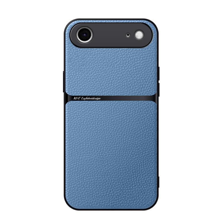 Litchi Leather Magnetic Full Coverage Shockproof Phone Case, For iPhone 17e / 16e, For iPhone 17 Pro Max, For iPhone 17 Pro, For iPhone 17, For iPhone Air, For iPhone 16 Pro Max, For iPhone 16 Pro, For iPhone 16 Plus