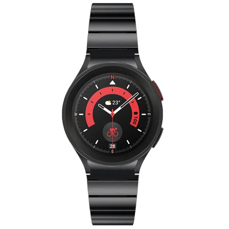 One Bead Magnetic Buckle Stainless Steel Watch Band, For Samsung Galaxy Watch 4 / 5 / 6 / 7