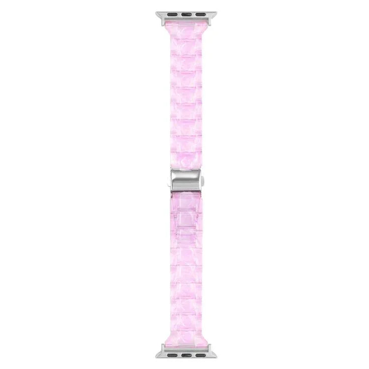 Small Waist Rhombus Three-bead Resin Watch Band, For Apple Watch 46mm / 49mm / 45mm / 44mm, For Apple Watch 42mm / 41mm / 40mm / 38mm