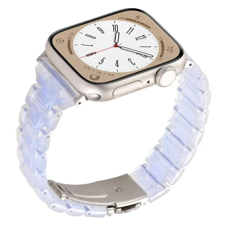 Small Waist Rhombus Three-bead Resin Watch Band, For Apple Watch 46mm / 49mm / 45mm / 44mm, For Apple Watch 42mm / 41mm / 40mm / 38mm