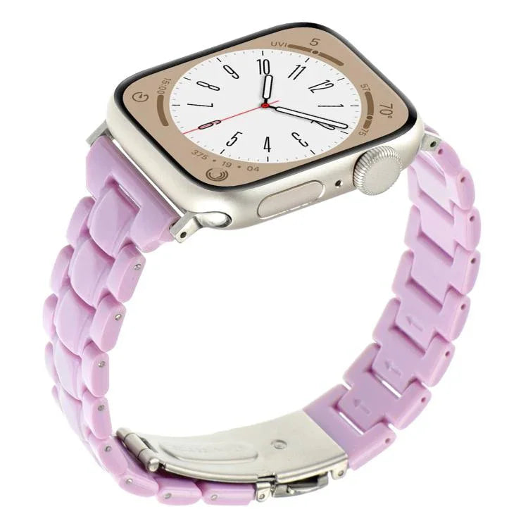 Small Waist Rhombus Three-bead Resin Watch Band, For Apple Watch 46mm / 49mm / 45mm / 44mm, For Apple Watch 42mm / 41mm / 40mm / 38mm