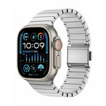 Bamboo Norman Buckle Pure Titanium Watch Band, For Apple Watch 46mm / 49mm / 45mm / 44mm