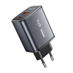 REMAX U2-AC 67W USB and Type-C GaN Digital Display Fast Charger, EU Plug, UK Plug
