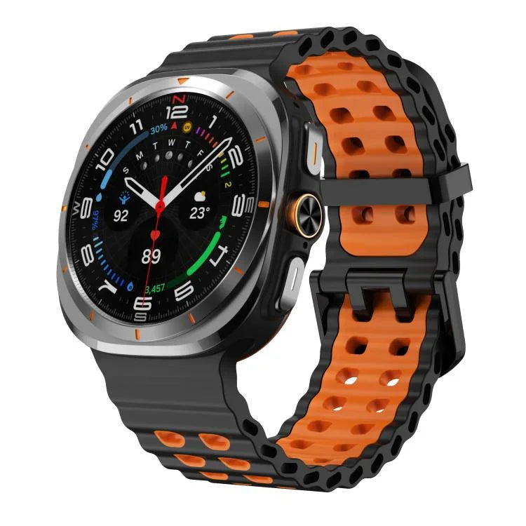 Kalebol Ocean Two-tone Silicone Strap, For Samsung Galaxy Watch Ultra 47mm / Ultra 2025