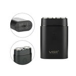 VGR V-341 Rotating 2 Cuttter Head Portable Electric Shaver, V-341