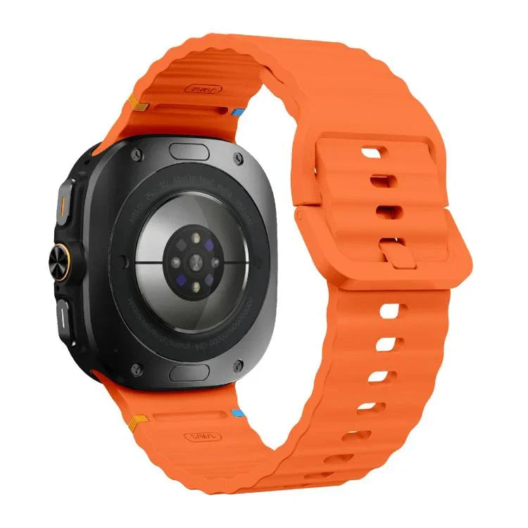 Kalebol Wave-stitched Silicone Strap, For Samsung Galaxy Watch Ultra 47mm / Ultra 2025