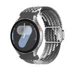Kalebol Button Braided Loop Magnetic Buckle Watch Band, For Samsung Galaxy Watch 5 Pro / 6 / 7