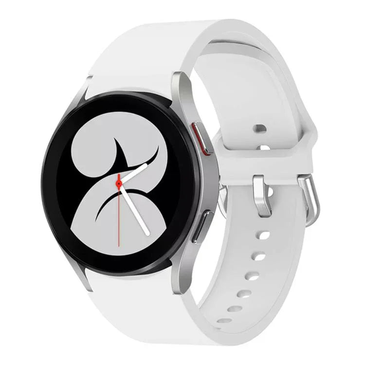 Kalebol Metal Pin Buckle Silicone Watch Band, For Samsung Galaxy Watch 7 / 6 / 5 / 4