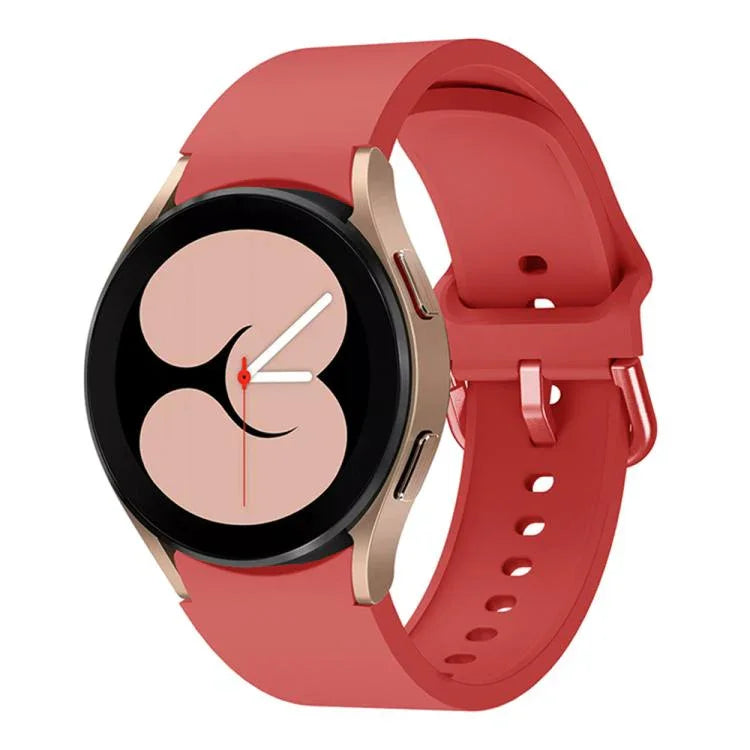 Kalebol Metal Pin Buckle Silicone Watch Band, For Samsung Galaxy Watch 7 / 6 / 5 / 4