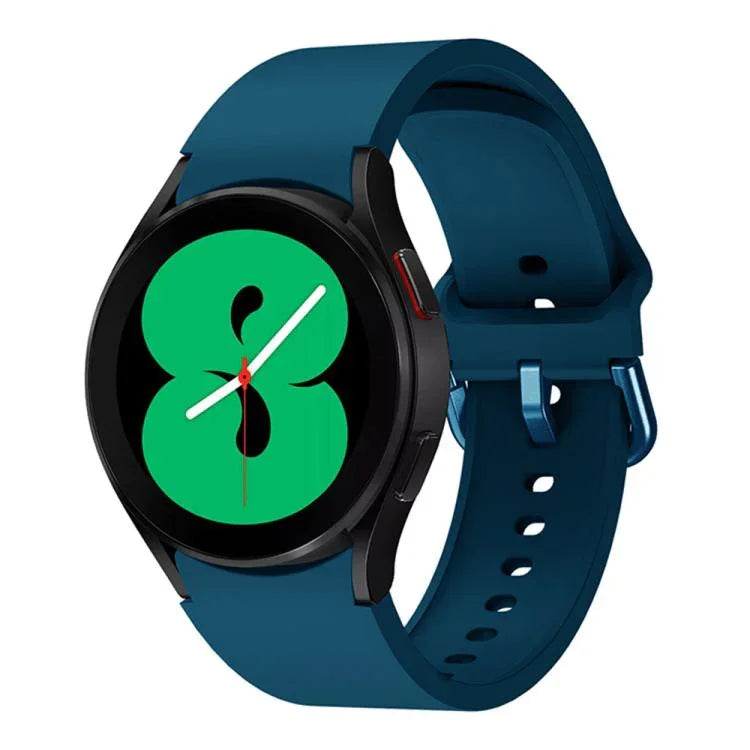 Kalebol Metal Pin Buckle Silicone Watch Band, For Samsung Galaxy Watch 7 / 6 / 5 / 4