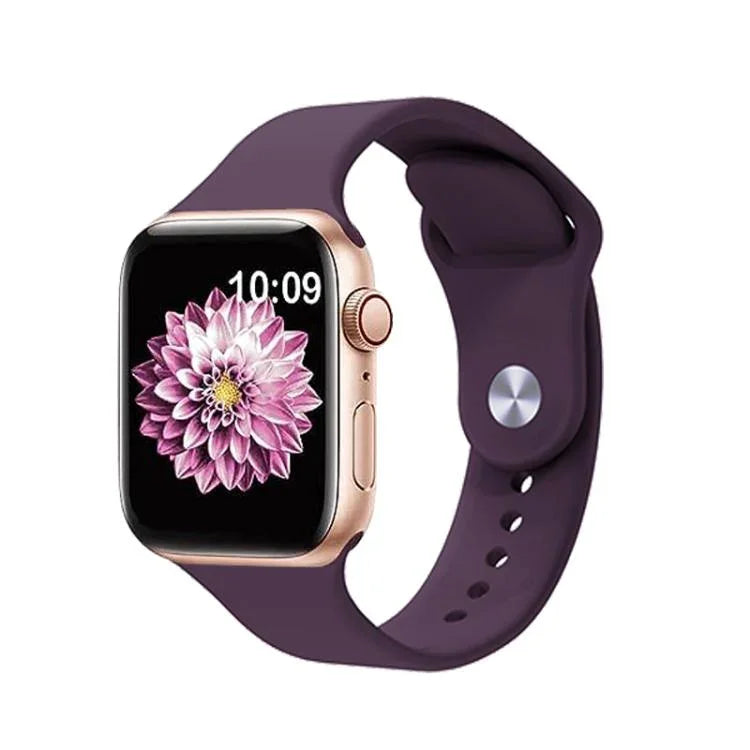 Kalebol Reverse Buckle Silicone Watch Band, For Apple Watch 46mm / 49mm / 45mm / 44mm, For Apple Watch 42mm / 41mm / 40mm / 38mm
