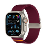 Kalebol Parachute Buckle Elastic Nylon Watch Band, For Apple Watch 46mm / 49mm / 45mm / 44mm, For Apple Watch 42mm / 41mm / 40mm / 38mm