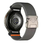 Press Button Connector Parachute Buckle Elastic Nylon Watch Band, For Samsung Galaxy Watch 7 / 6 / 5 / 4