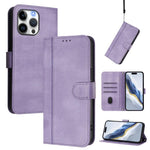 Line Splicing Buckle Retro Leather Phone Case, For iPhone 17e / 16e, For iPhone 17 Pro Max, For iPhone 17 Pro, For iPhone 17, For iPhone Air, For iPhone 16 Pro Max