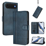 Line Splicing Buckle Retro Leather Phone Case, For iPhone 17e / 16e, For iPhone 17 Pro Max, For iPhone 17 Pro, For iPhone 17, For iPhone Air, For iPhone 16 Pro Max