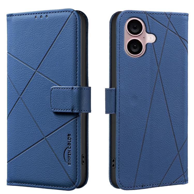 Geometric Pattern RFID Leather Phone Case, For iPhone 18 Pro/17 Pro, For iPhone 18 Pro Max/17 Pro Max, For iPhone 16e / 17e, For iPhone 17, For iPhone Air, For iPhone 16 Pro Max, For iPhone 16 Pro, For iPhone 16 Plus