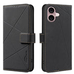 Geometric Pattern RFID Leather Phone Case, For iPhone 18 Pro/17 Pro, For iPhone 18 Pro Max/17 Pro Max, For iPhone 16e / 17e, For iPhone 17, For iPhone Air, For iPhone 16 Pro Max, For iPhone 16 Pro, For iPhone 16 Plus