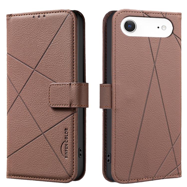 Geometric Pattern RFID Leather Phone Case, For iPhone 18 Pro/17 Pro, For iPhone 18 Pro Max/17 Pro Max, For iPhone 16e / 17e, For iPhone 17, For iPhone Air, For iPhone 16 Pro Max, For iPhone 16 Pro, For iPhone 16 Plus