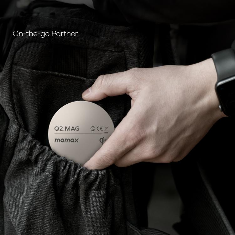 MOMAX UD32L Q2.Mag Portable Qi2 Magnetic Wireless Charger 15W, UD32L