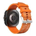 Solid Color Sports Silicone Watch Band, For Samsung Galaxy Watch Ultra 47mm / Ultra 2025