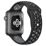 xDfind Two Color Silicone Sports Watch Band, For Apple Watch 46mm / 49mm / 45mm / 44mm, For Apple Watch 42mm / 41mm / 40mm / 38mm