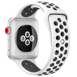 xDfind Two Color Silicone Sports Watch Band, For Apple Watch 46mm / 49mm / 45mm / 44mm, For Apple Watch 42mm / 41mm / 40mm / 38mm