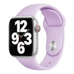 xDfind Solid Color Silicone Sports Watch Band, For Apple Watch 46mm / 49mm / 45mm / 44mm, For Apple Watch 42mm / 41mm / 40mm / 38mm