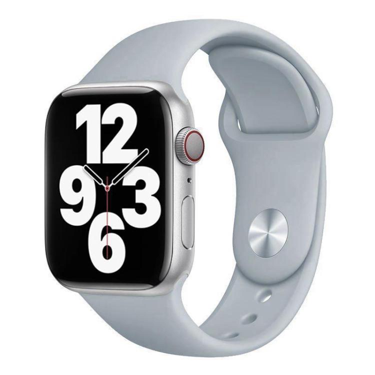 xDfind Solid Color Silicone Sports Watch Band, For Apple Watch 46mm / 49mm / 45mm / 44mm, For Apple Watch 42mm / 41mm / 40mm / 38mm
