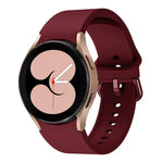 xDfind Solid Color Colorful Buckle Quick Release Silicone Watch Band, For Samsung Galaxy Watch7 / Watch FE 40mm, For Samsung Galaxy Watch6 / Watch6 Classic, For Samsung Galaxy Watch5 / Watch5 Pro, For Samsung Galaxy Watch4 / Watch4 Classic