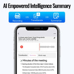 JNN A6 Portable Smart AI Magnetic Recorder Support APP Control, 8GB, 16GB, 32GB, 64GB, 128GB