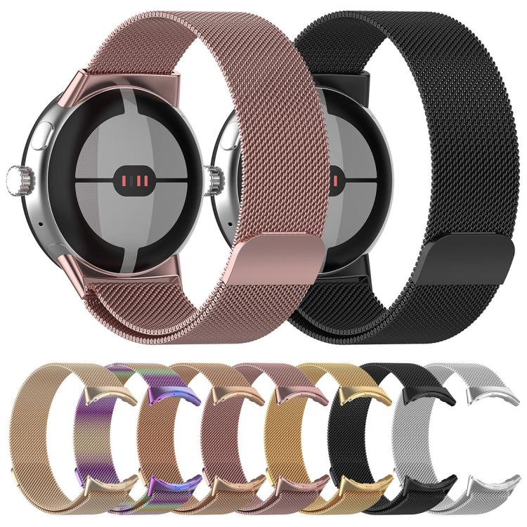 xDfind Milanese Metal Magnetic Watch Band, For Google Pixel Watch 5 / 4 / 3 / 2 / 1 41mm, For Google Pixel Watch 5 / 4 / 3 45mm