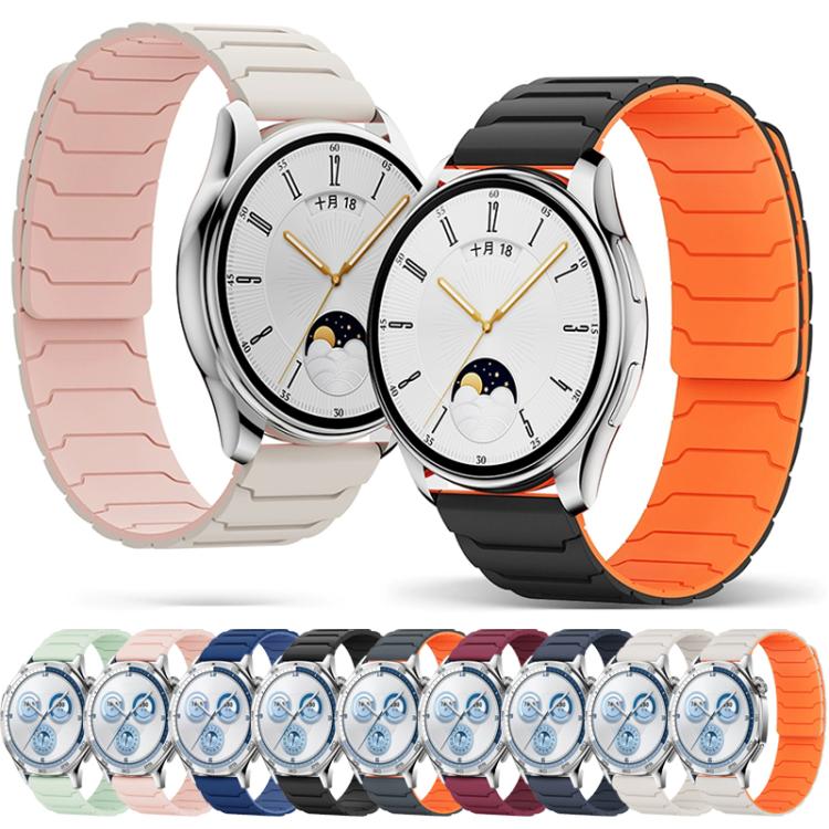xDfind Magnetic Silicone Watch Band for Huawei Watch GT5 / GT4, 22mm, 20mm