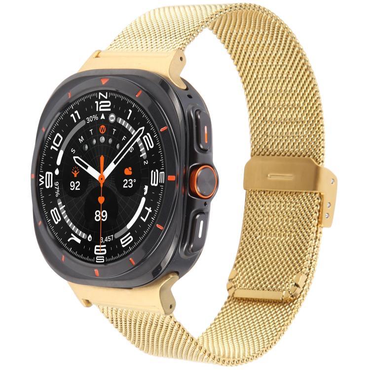 Milanese Integrated Buckle Metal Watch Band, For Samsung Galaxy Watch Ultra 47mm / Ultra 2025