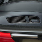 For Tesla Model 3 2023- 2pcs/Set Carbon Fiber Car Seat Adjustment Panel Decorative Sticker, 2pcs/Set Car Seat Adjustment Panel, Left Drive, 2pcs/Set Car Seat Adjustment Panel, Right Drive