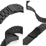 xDfind Three Beads Fold Buckle Stainless Steel Watch Band, For Apple Watch 42 / 44 / 45 / 46 / 49mm, For Apple Watch 38 / 40 / 41 / S10 42mm
