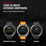 Zeblaze Stratos 4 Rugged Outdoor GPS Smart Watch 1.43 inch Screen 5 ATM & IP69K