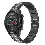 xDfind Diamond Jewelry Steel Watch Band, 20mm For COROS APEX 2 42mm / PACE 2, 20mm For Ticwatch GTH / E3 / E / 2, 22mm For Ticwatch Pro X / Pro3 / Pro / GTX / E2, 20mm For Xiaomi Haylou RS4 Plus LS11, 22mm For Xiaomi Watch S3/2 Pro/S2/S1               ...