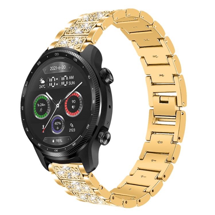 xDfind Diamond Jewelry Steel Watch Band, 20mm For COROS APEX 2 42mm / PACE 2, 20mm For Ticwatch GTH / E3 / E / 2, 22mm For Ticwatch Pro X / Pro3 / Pro / GTX / E2, 20mm For Xiaomi Haylou RS4 Plus LS11, 22mm For Xiaomi Watch S3/2 Pro/S2/S1               ...