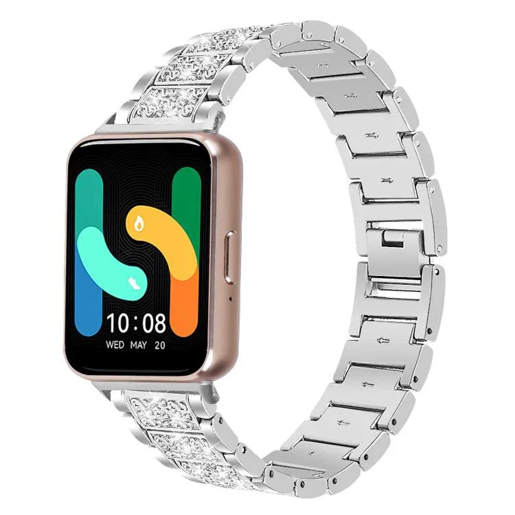 xDfind Diamond Jewelry Stainless Steel Watch Band, For Samsung Galaxy Watch Ultra / Ultra 2025, For Samsung Galaxy Watch8 / Watch8 Classic, For Samsung Galaxy Watch7 / FE / 6 / 5 / 4, For Samsung Galaxy Fit3