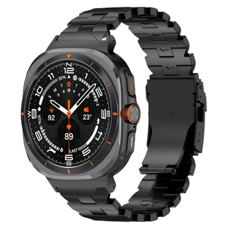 Butterfly Safety Buckle Titanium Alloy Watch Band, For Samsung Galaxy Watch Ultra 47mm / Ultra 2025
