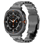 Butterfly Safety Buckle Titanium Alloy Watch Band, For Samsung Galaxy Watch Ultra 47mm / Ultra 2025