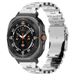 Butterfly Safety Buckle Titanium Alloy Watch Band, For Samsung Galaxy Watch Ultra 47mm / Ultra 2025