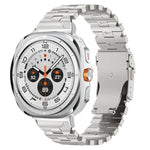 Butterfly Safety Buckle Titanium Alloy Watch Band, For Samsung Galaxy Watch Ultra 47mm / Ultra 2025