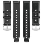 xDfind Hybrid Nylon Braid Silicone Watch Band, 20mm, 22mm