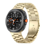 Three Beads Stainless Steel Watch Band, For Samsung Galaxy Watch8 / Watch8 Classic