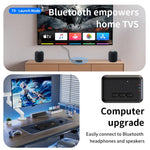 2 in 1 Car Bluetooth AUX Receiver Transmitter Bluetooth Audio Adapter, A28