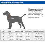 Pet Reflective Collar Waterproof Cloth Black Buckle with 1.8m Leash, Waterproof Collar + Leash, S, Waterproof Collar + Leash, M, Waterproof Collar + Leash, L