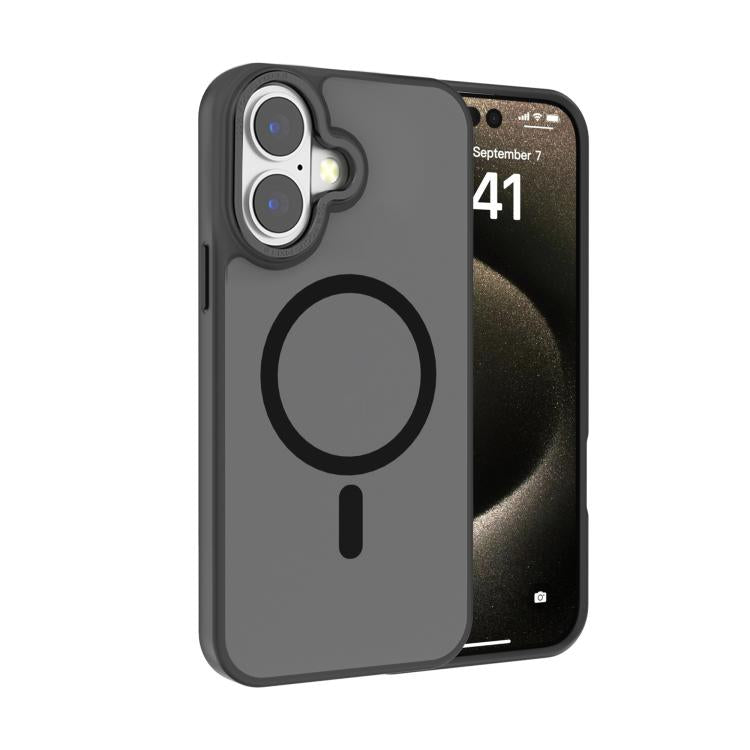 Kalebol Metal Lens Frame MagSafe Frosted PC Phone Case, For iPhone 17 Pro Max, For iPhone 17 Pro, For iPhone 17, For iPhone Air, For iPhone 16 Pro Max