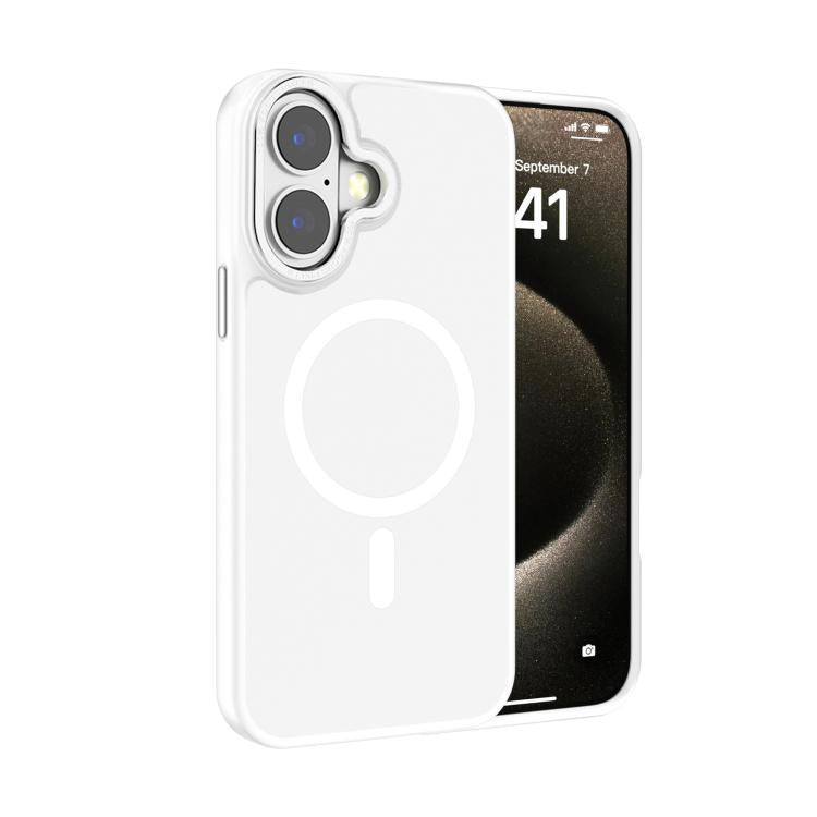 Kalebol Metal Lens Frame MagSafe Frosted PC Phone Case, For iPhone 17 Pro Max, For iPhone 17 Pro, For iPhone 17, For iPhone Air, For iPhone 16 Pro Max